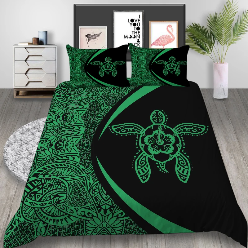 Thumbedding King Size Bedding Set Turtle Mysterious Soft Duvet Cover Green Queen Twin Full Single Double Unique Design Bed Set 
Thumbedding King Size Bedding Set Turtle Mysterious Soft Duvet Cover Green Queen Twin Full Single Double Unique Design Bed Set