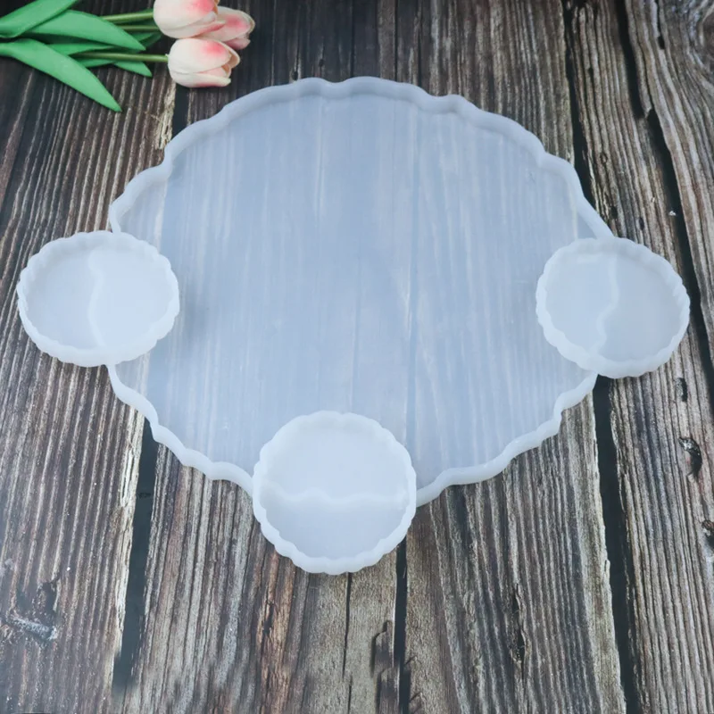 1pcs Large Coaster Crystal Epoxy Resin Silicone Mold for Casting Tool Round Cup Mat Handmaking Resin Tray Mold Molde De Silicone
1pcs Large Coaster Crystal Epoxy Resin Silicone Mold for Casting Tool Round Cup Mat Handmaking Resin Tray Mold Molde De Silicone