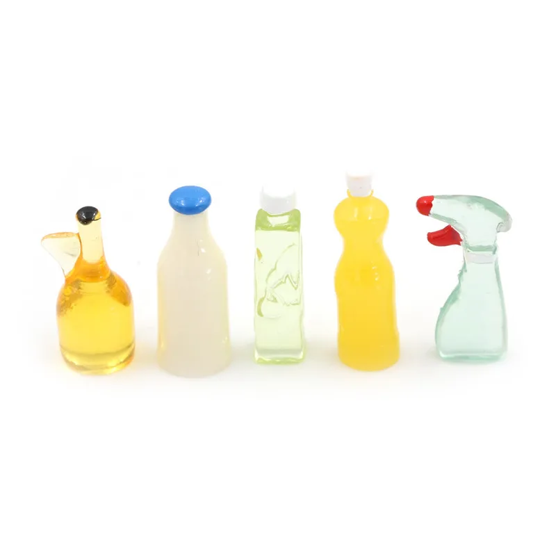 Dollhouse Miniature 1:12 Toy 5 Pieces Plastic Kitchen Bottles Height 3cm Good Quality
Dollhouse Miniature 1:12 Toy 5 Pieces Plastic Kitchen Bottles Height 3cm Good Quality