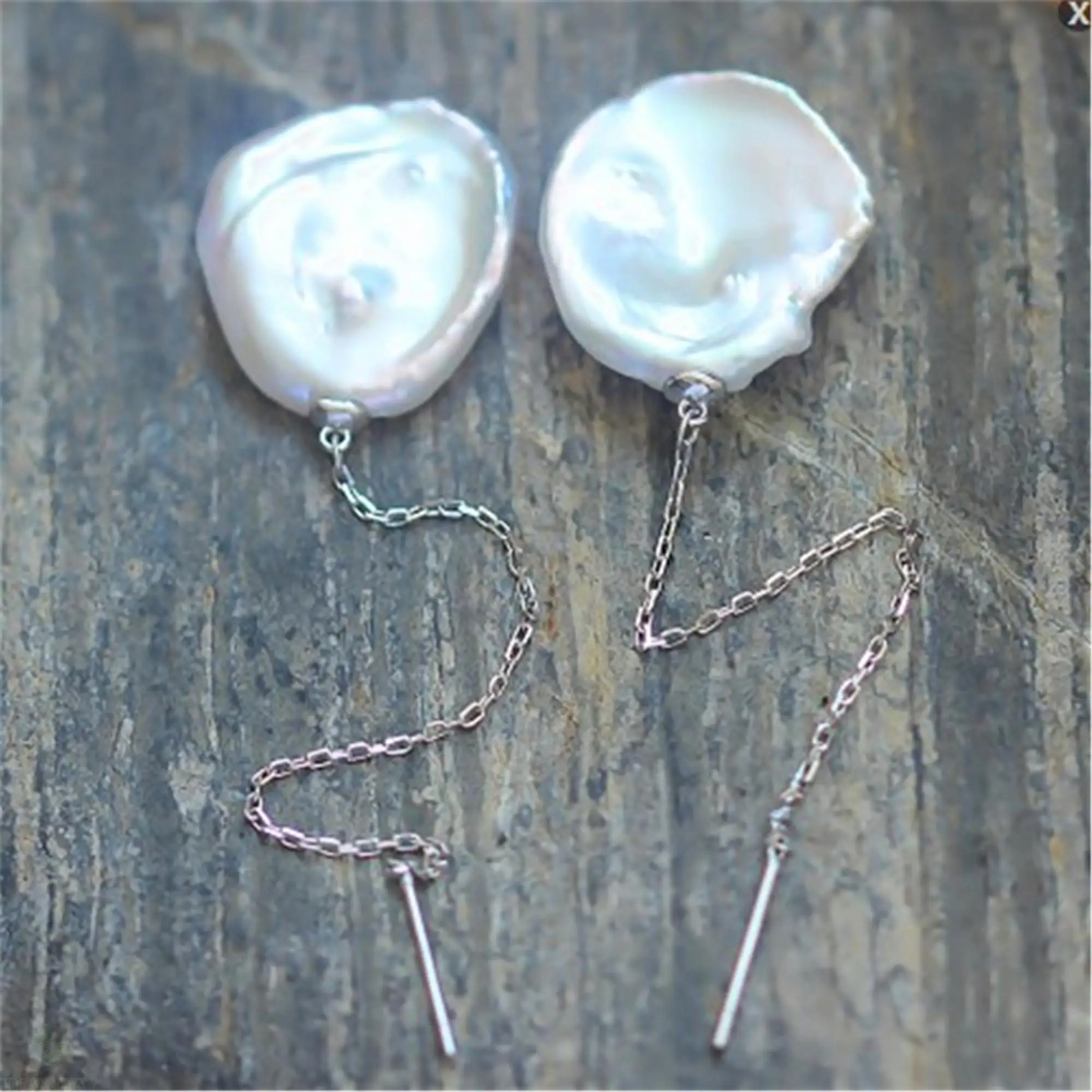 12-15mm huge white Baroque South Sea pearl earring accessories personality classic diy elegant noble fashion AAAA delicate
12-15mm huge white Baroque South Sea pearl earring accessories personality classic diy elegant noble fashion AAAA delicate