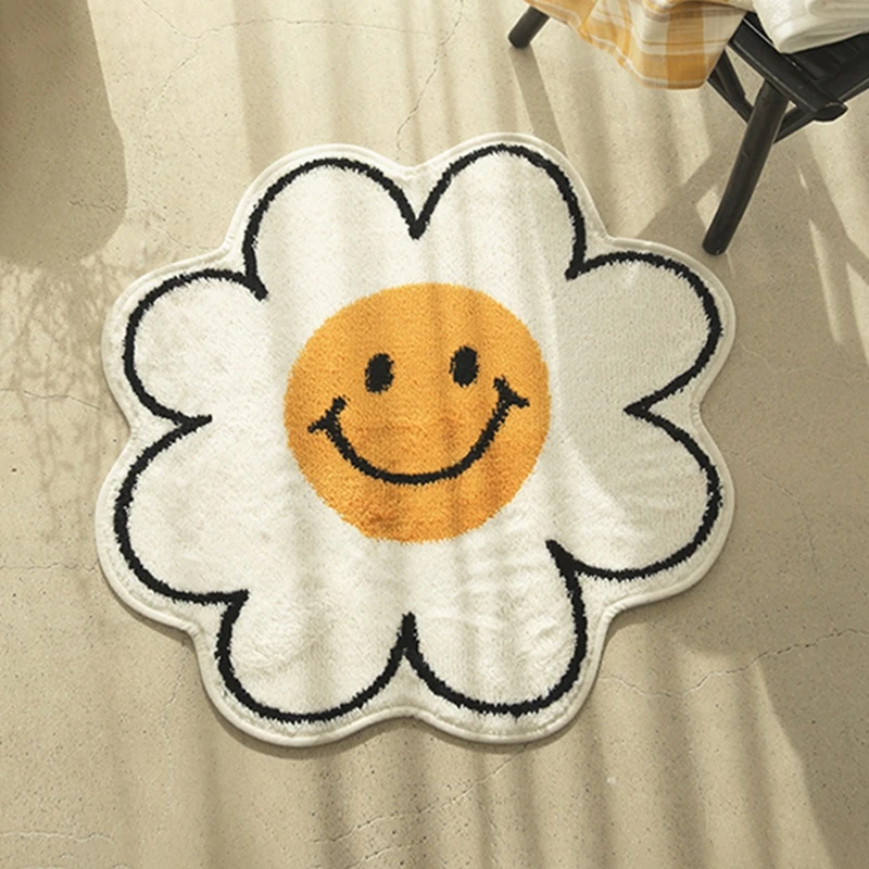 Ins Smiley Door Mat Cartoon Non Slip Floor Mats Water Absorb Bath Area Rugs Washable Bedroom Bedside Carpet Living Room Decor
Ins Smiley Door Mat Cartoon Non Slip Floor Mats Water Absorb Bath Area Rugs Washable Bedroom Bedside Carpet Living Room Decor
