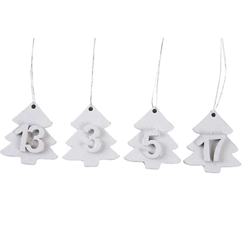 24PCS Christmas Calendar DIY Pendant Wood Decoration Xmas Advent Calendar Hanging Card Christmas Tree Decorations Kerst Advent
24PCS Christmas Calendar DIY Pendant Wood Decoration Xmas Advent Calendar Hanging Card Christmas Tree Decorations Kerst Advent