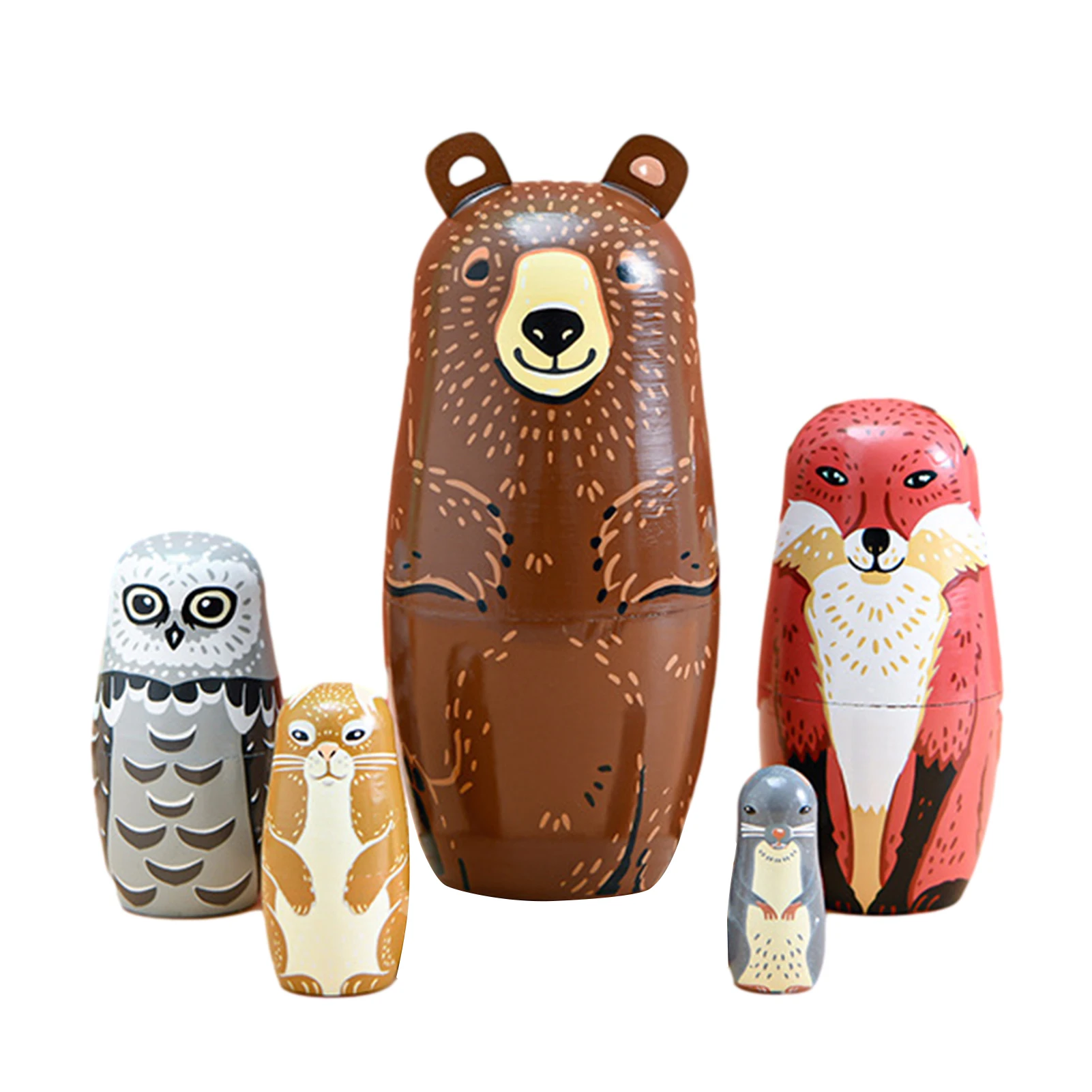 5pcs Nesting Dolls Color Painted Russian Matryoshka Doll Handmade Crafts Russian Nesting Dolls Baby Educational Toys
5pcs Nesting Dolls Color Painted Russian Matryoshka Doll Handmade Crafts Russian Nesting Dolls Baby Educational Toys