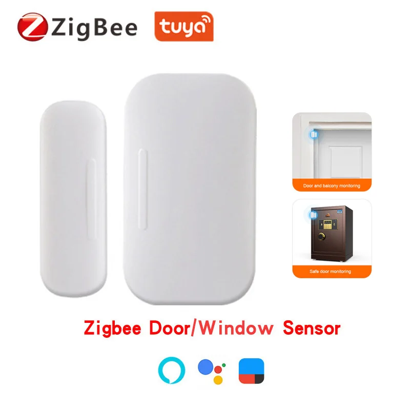 Система охранной сигнализации Tuya Zigbee для умного дома, Wi-Fi датчик открытия/закрытия дверей и окон, дистанционное управление через приложение 
Система охранной сигнализации Tuya Zigbee для умного дома, Wi-Fi датчик открытия/закрытия дверей и окон, дистанционное управление через приложение