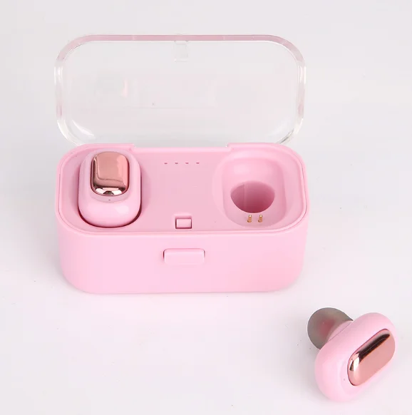 Bluetooth L1 Earphones Wireless Sports Headset 3D Stereo Sound Waterproof Earbuds Built-in Charging Box Mic handfree Earphone |