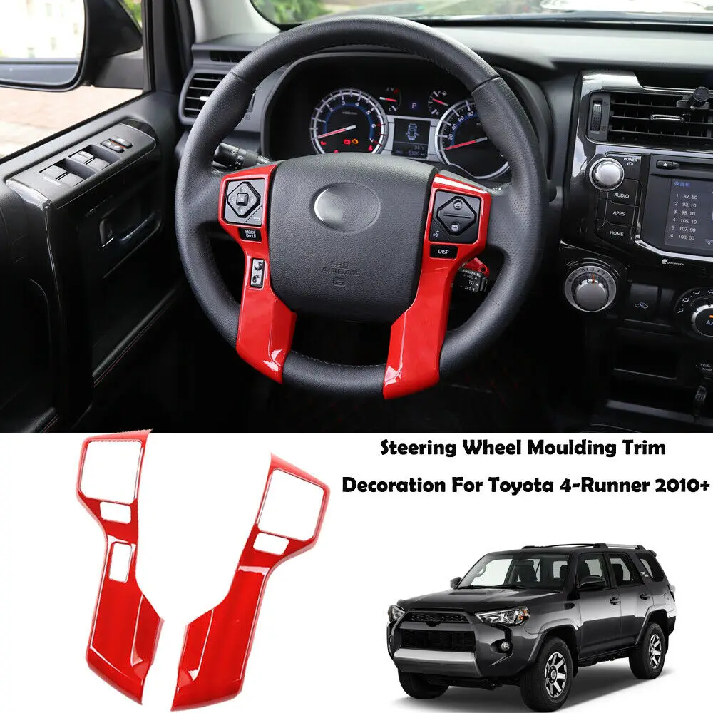 Pair Steering Wheel Moulding Panel Cover Trim Decor For Toyota 4Runner 2010-2019
Pair Steering Wheel Moulding Panel Cover Trim Decor For Toyota 4Runner 2010-2019