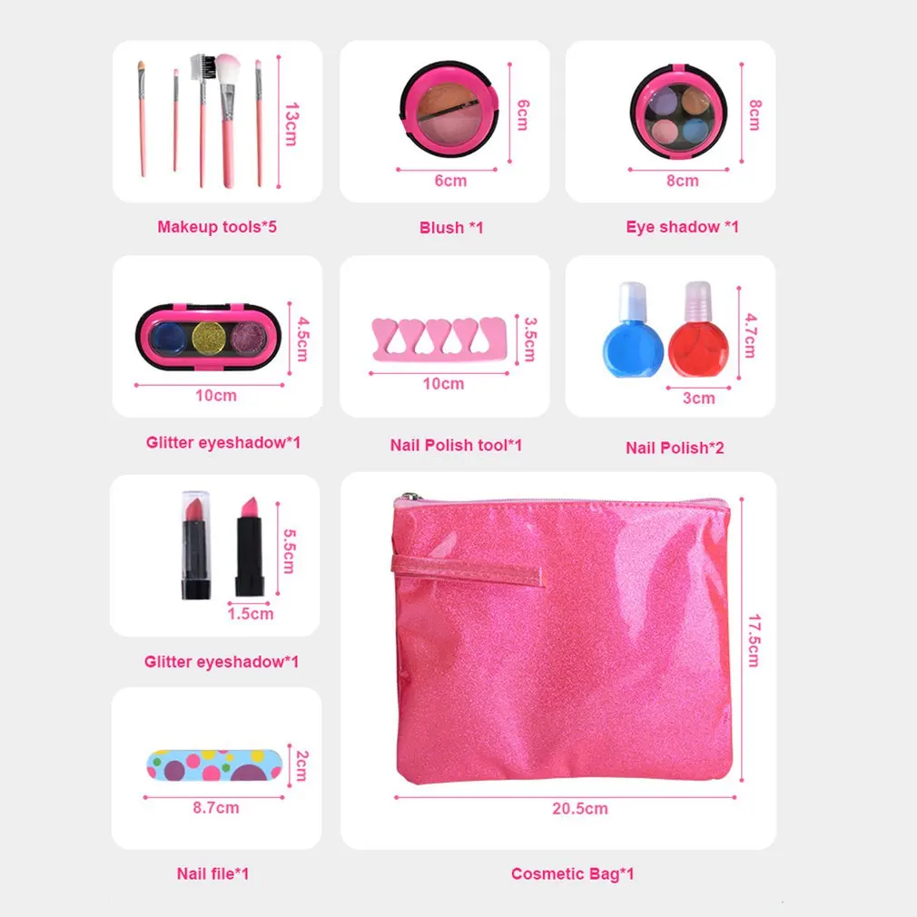 15 Pcs Children's Princess Girl Play House Make-up Toy Storage Set Washable Cosmetic Durable Non-toxic Toy
15 Pcs Children's Princess Girl Play House Make-up Toy Storage Set Washable Cosmetic Durable Non-toxic Toy