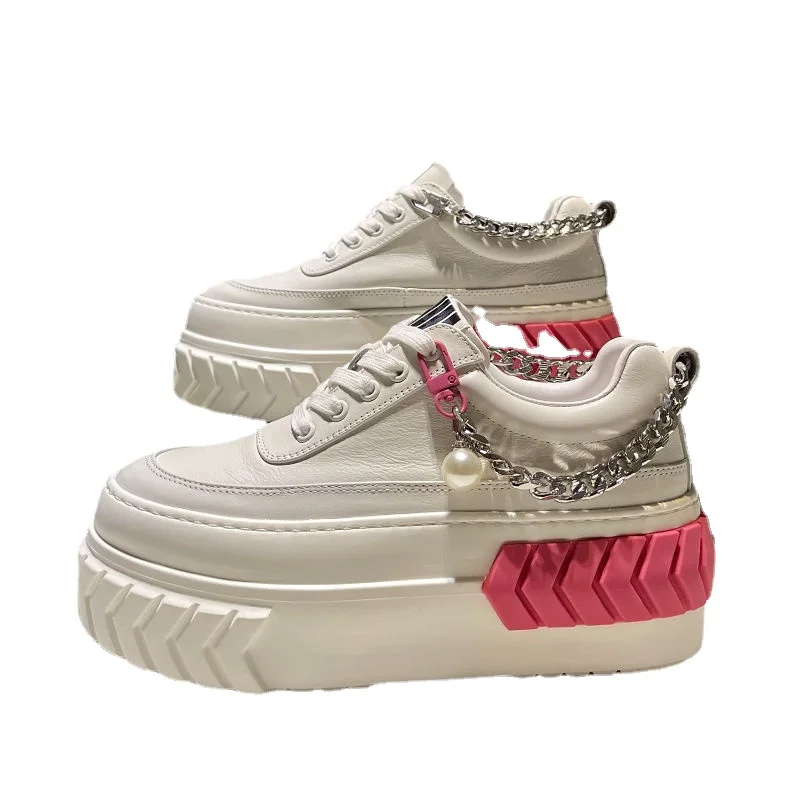 Internet Celebrity Hidden Heel White Shoes Women's 2021 Spring and Autumn New Versatile Platfor Chain Dad Shoes
Internet Celebrity Hidden Heel White Shoes Women's 2021 Spring and Autumn New Versatile Platfor Chain Dad Shoes