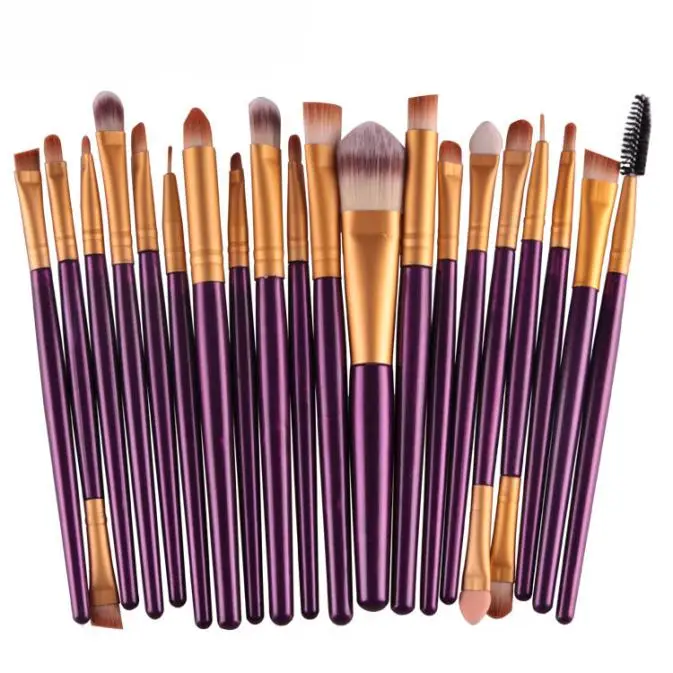 20Pcs Makeup Brushes Set Beauty Cosmetic Powder Foundation Eye Shadow Eyebrow Eyelash Brush Wool Make Up Toiletry Kit Tool #0612
20Pcs Makeup Brushes Set Beauty Cosmetic Powder Foundation Eye Shadow Eyebrow Eyelash Brush Wool Make Up Toiletry Kit Tool #0612