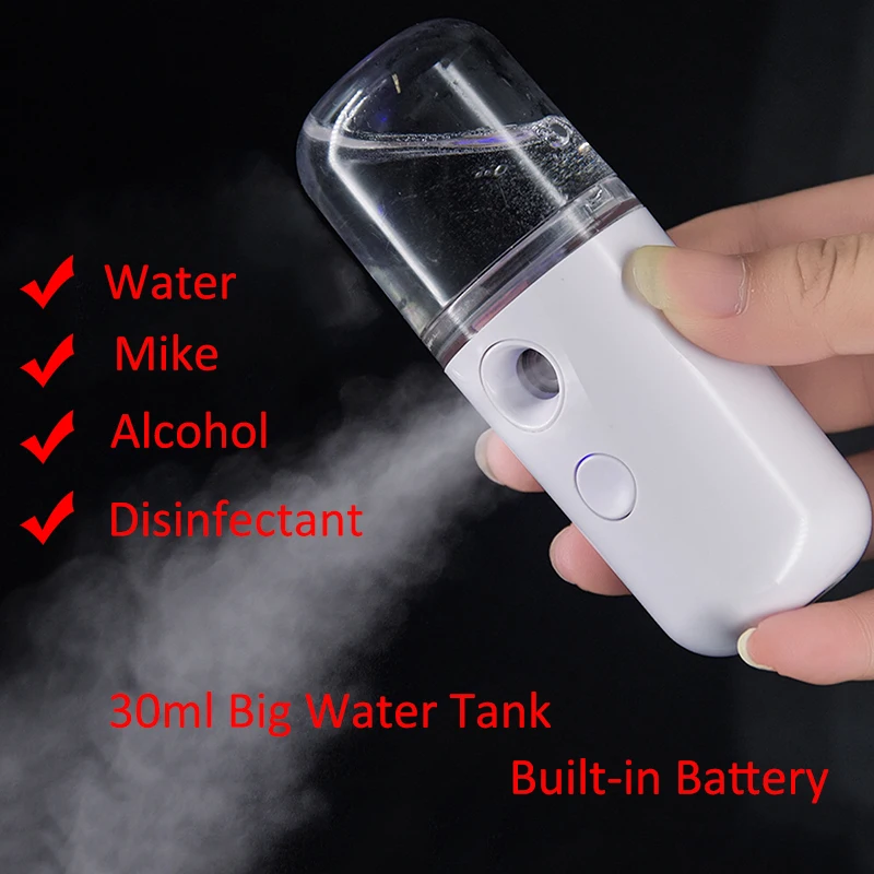 Face Steamer Nebulizer Humidifier Rechargeable Nano Facial Mist Sprayer Moisturize Water Disinfect Machine Beauty Skin Care Tool
Face Steamer Nebulizer Humidifier Rechargeable Nano Facial Mist Sprayer Moisturize Water Disinfect Machine Beauty Skin Care Tool