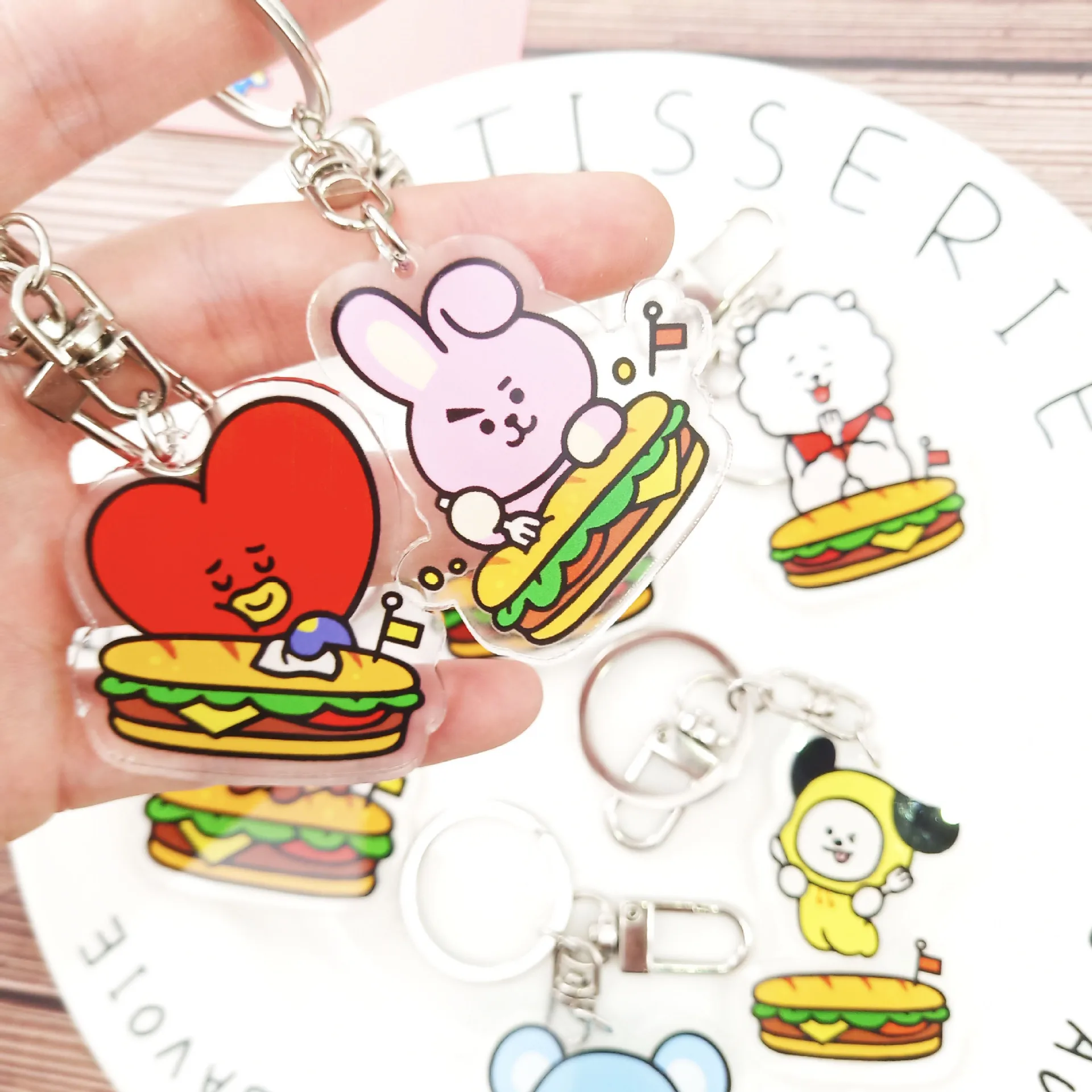 Bangtan Boys Creative Cute Keychain School Bag Charm Butter Album Acrylic Keychain Accessories
Bangtan Boys Creative Cute Keychain School Bag Charm Butter Album Acrylic Keychain Accessories