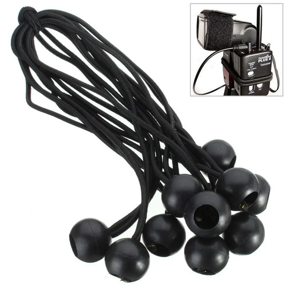 25PCS Black Ball Bungee Bungie Cord Heavy Duty Canopy Tent Tarp Tie Downs Strap Practical tool accessories outdoor tent
25PCS Black Ball Bungee Bungie Cord Heavy Duty Canopy Tent Tarp Tie Downs Strap Practical tool accessories outdoor tent