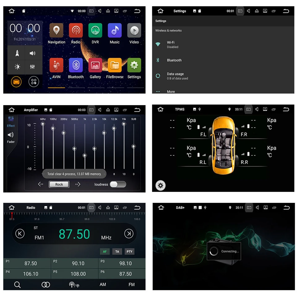 Автомобильный мультимедийный плеер для Kia Rio K2 на Android с GPS-Навигатором поддержкой