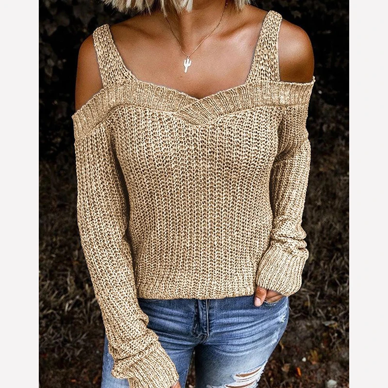 Women Casual Solid Long Sleeve Cut-out Sweater Elegant Lady Sexy Square Neck Loose Top Outwear
Women Casual Solid Long Sleeve Cut-out Sweater Elegant Lady Sexy Square Neck Loose Top Outwear