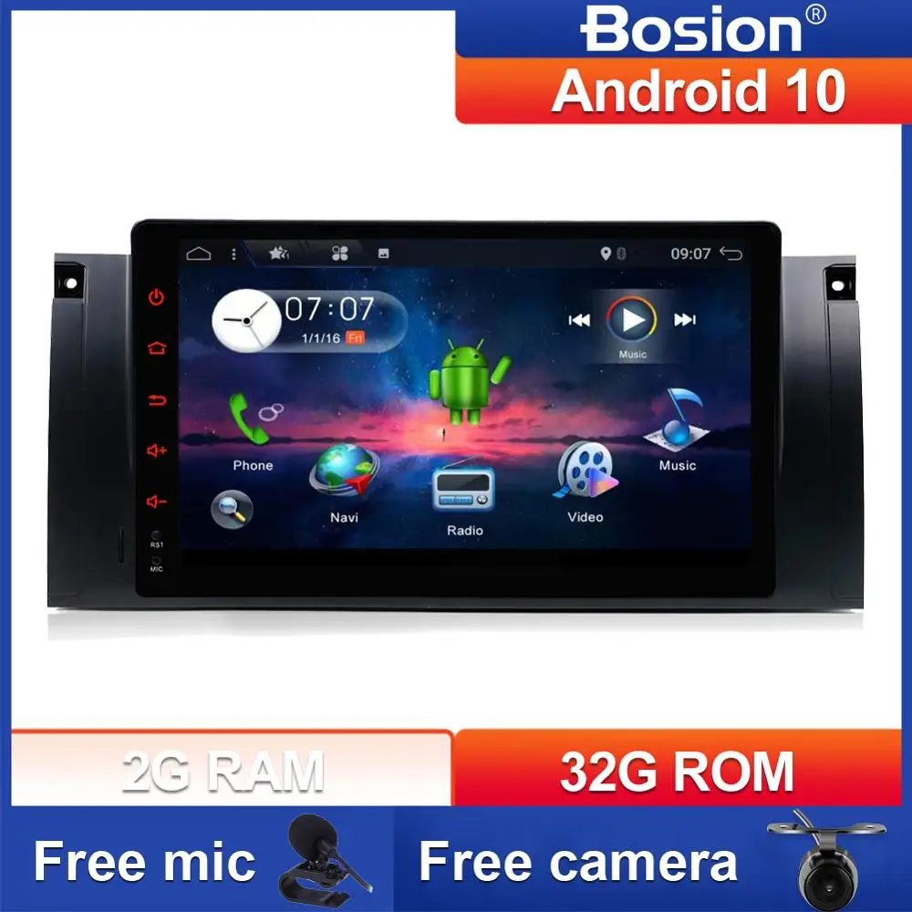 Android 10 0 автомобильный DVD плеер для BMW X5 E53 E39 GPS стерео аудио навигация