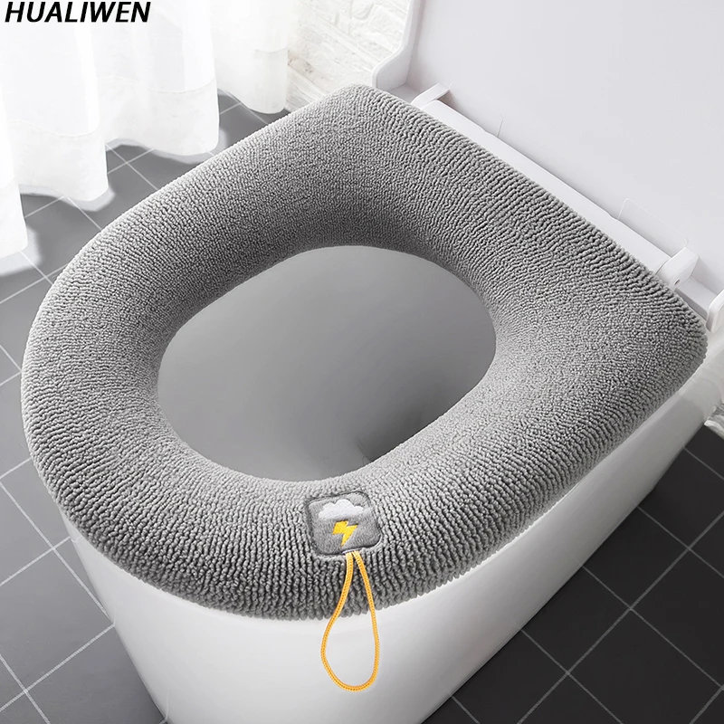 Winter Warm Toilet Seat Cover Closestool Mat Washable Bathroom Accessories Knitting Pure Color Soft O-shape Pad Toilet Seat
Winter Warm Toilet Seat Cover Closestool Mat Washable Bathroom Accessories Knitting Pure Color Soft O-shape Pad Toilet Seat