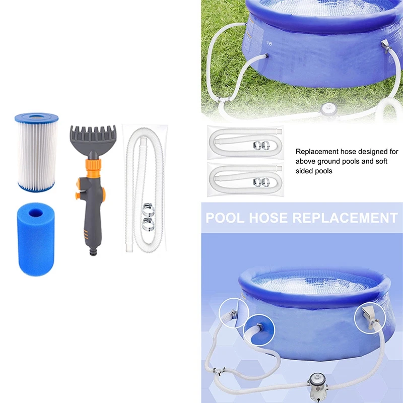 Reusable Washable Swimming Pool Filter Foam Sponge Cartridge for Intex Cleaning Replacement
Reusable Washable Swimming Pool Filter Foam Sponge Cartridge for Intex Cleaning Replacement