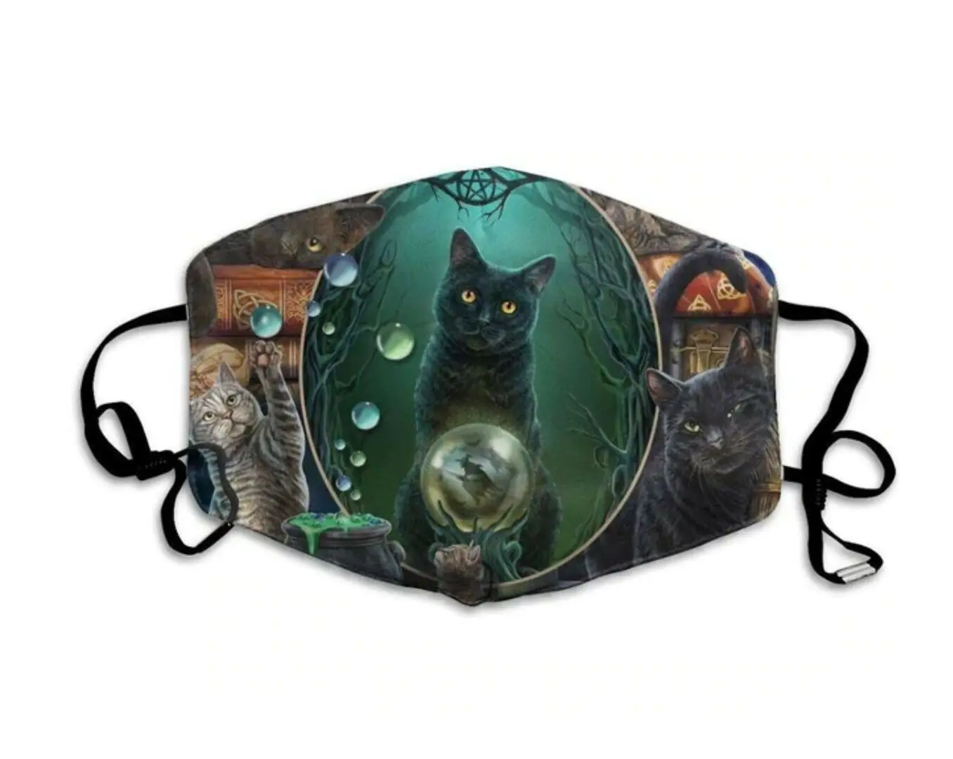 Black Cat Witch Salem Wicca Pets Animal Mouth Covering Washable Reusable Fabric Face Mask with Filter
Black Cat Witch Salem Wicca Pets Animal Mouth Covering Washable Reusable Fabric Face Mask with Filter