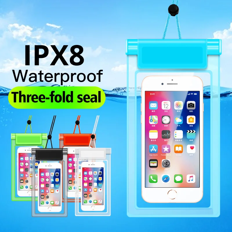 SeynLi Floating Airbag Swimming Bag Waterproof Mobile Phone Pouch Cell Phone Case For Swimming Diving Surfing Beach Use
SeynLi Floating Airbag Swimming Bag Waterproof Mobile Phone Pouch Cell Phone Case For Swimming Diving Surfing Beach Use