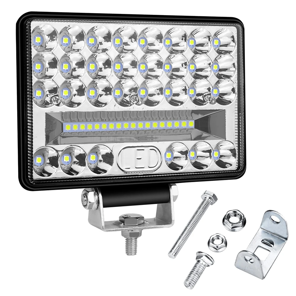 Car LED Work Light Bar Driving Lamp 144W 3030 48-LED 4WD Off-Road Large View 6000K For Dropshipping Wholesale Fast Delivery
Car LED Work Light Bar Driving Lamp 144W 3030 48-LED 4WD Off-Road Large View 6000K For Dropshipping Wholesale Fast Delivery