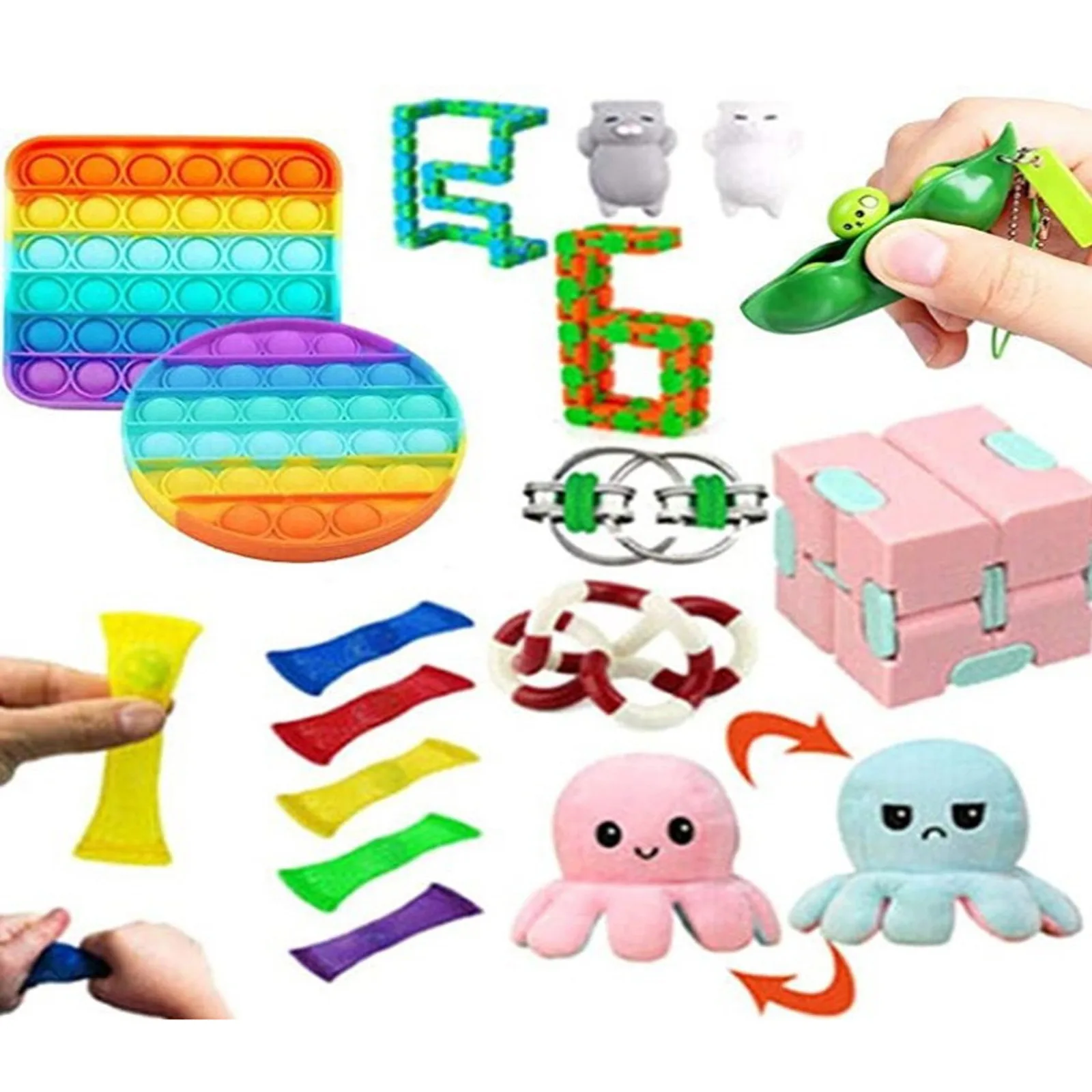 Fidget Toy 17-piece Set Of Decompression Sensory Toys For Children Or Adults Simpl Dimmer Antistress Fidget Toys Free Shipping
Fidget Toy 17-piece Set Of Decompression Sensory Toys For Children Or Adults Simpl Dimmer Antistress Fidget Toys Free Shipping