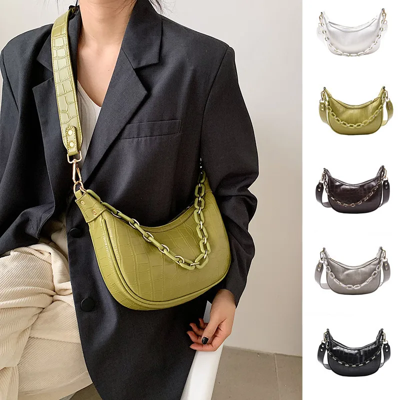 2021 Spring Summer Female Dumpling Bag Korean Version Of All-match PU Material Stone Pattern One Shoulder Messenger Chain Bag
2021 Spring Summer Female Dumpling Bag Korean Version Of All-match PU Material Stone Pattern One Shoulder Messenger Chain Bag