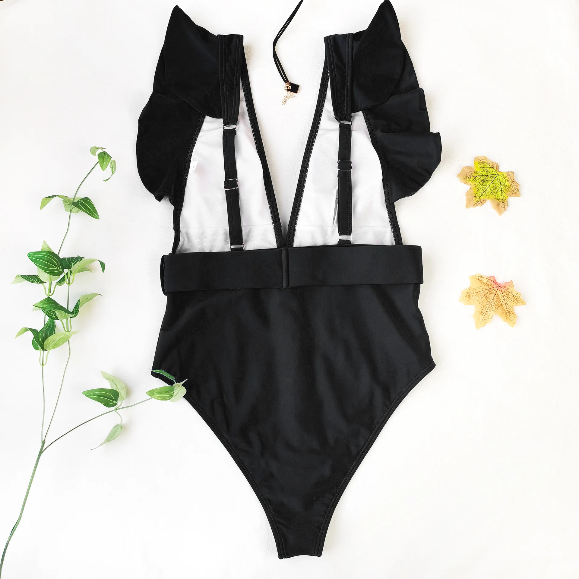 New 2021Rexy Fashion Ruffle And Fold Swimsuit Female One Piece Triangle Bikini Deep V Show Thin Summer Tummy Control Suit
New 2021Rexy Fashion Ruffle And Fold Swimsuit Female One Piece Triangle Bikini Deep V Show Thin Summer Tummy Control Suit