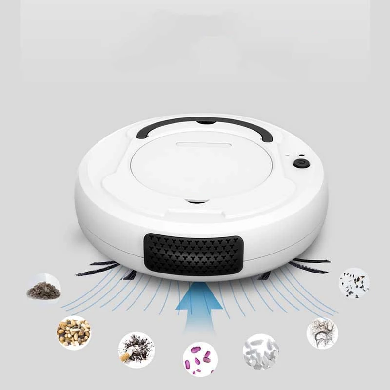 New 1800PA Household USB Charging Robot Cleaner Vacuum Cleaning Automatic Home Dry Wet Floor Smart Sweeper Rechargeable 
New 1800PA Household USB Charging Robot Cleaner Vacuum Cleaning Automatic Home Dry Wet Floor Smart Sweeper Rechargeable
