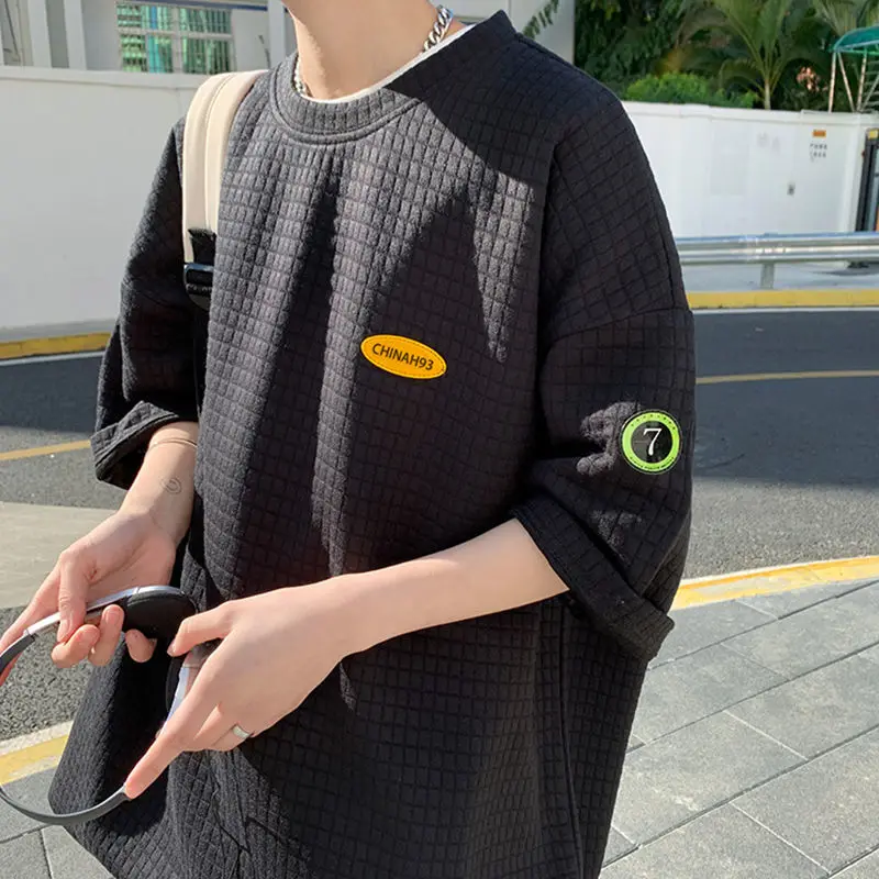 Summer Hot Sale New Solid Color T-Shirt Harajuku Short-Sleeved Hip-Hop All-Match Bottoming Couple Tops Simple Fashion Streetwear
Summer Hot Sale New Solid Color T-Shirt Harajuku Short-Sleeved Hip-Hop All-Match Bottoming Couple Tops Simple Fashion Streetwear