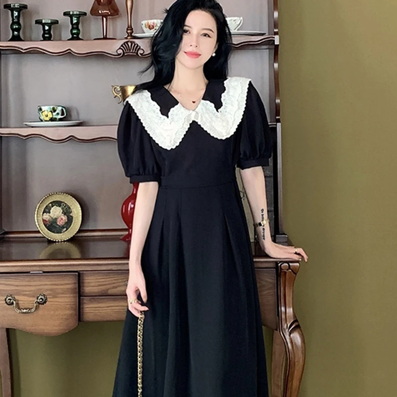 2021 Summer Vintage Midi Dresses Women Casual Short Sleeeve Elegant Dress Office Lady One Piece Dress Korean Bandage Design Y2K
2021 Summer Vintage Midi Dresses Women Casual Short Sleeeve Elegant Dress Office Lady One Piece Dress Korean Bandage Design Y2K