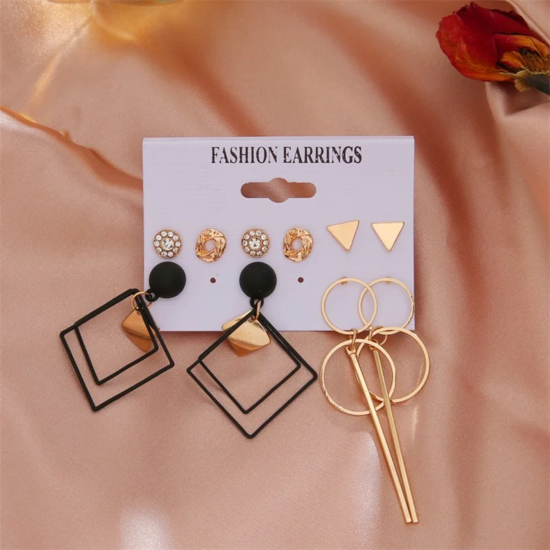 FNIO Women's Tassel Pearl Earrings For Women Bohemian Earrings Set Big Geometric Metal Gold Drop Earring 2020 Fashion Jewelry
FNIO Women's Tassel Pearl Earrings For Women Bohemian Earrings Set Big Geometric Metal Gold Drop Earring 2020 Fashion Jewelry