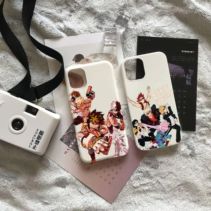 Anime My Hero Academia Phone Case Candy Color for iPhone 6 7 8 11 12 s mini pro X XS XR MAX Plus
Anime My Hero Academia Phone Case Candy Color for iPhone 6 7 8 11 12 s mini pro X XS XR MAX Plus