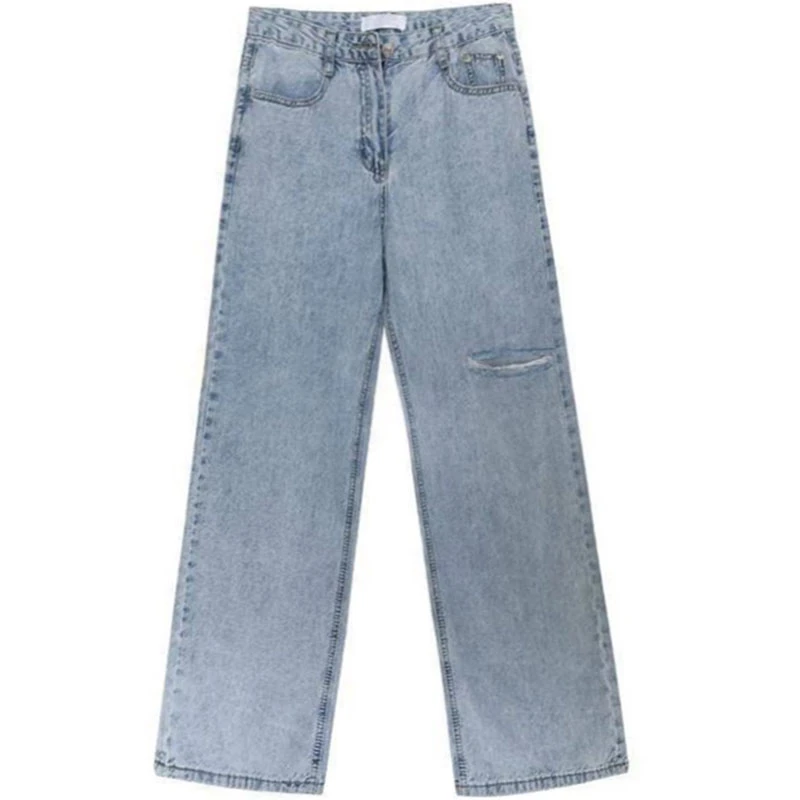 2021 New Jeans Women Holes Ripped Jeans Hollow Out High Waist Zipper Fly Denim Jeans Straight Wide Leg Pants Y277
2021 New Jeans Women Holes Ripped Jeans Hollow Out High Waist Zipper Fly Denim Jeans Straight Wide Leg Pants Y277