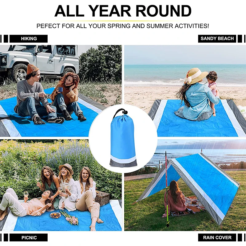 2M*2.1M Portable Beach Mat Pocket Camping Mat Folding Waterproof Beach Blanket Camping Ground Mats Mattress Outdoor Picnic Mats
2M*2.1M Portable Beach Mat Pocket Camping Mat Folding Waterproof Beach Blanket Camping Ground Mats Mattress Outdoor Picnic Mats