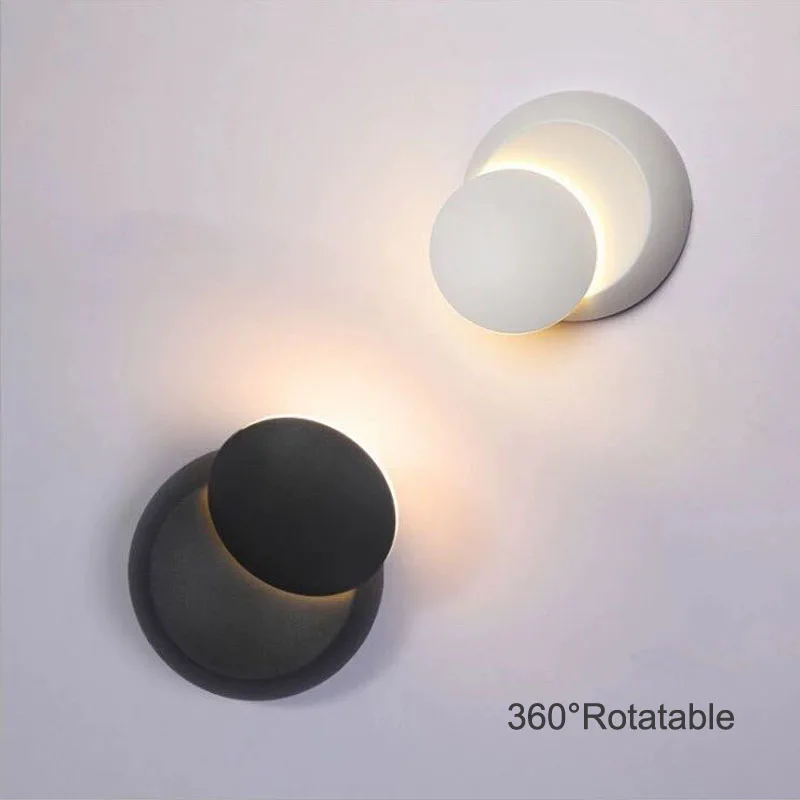 Modern creative wall lamp 360 ° rotatable LED wall lamp bedside lamp 5W Nordic wrought iron round decorative LED wall lamp
Modern creative wall lamp 360 ° rotatable LED wall lamp bedside lamp 5W Nordic wrought iron round decorative LED wall lamp
