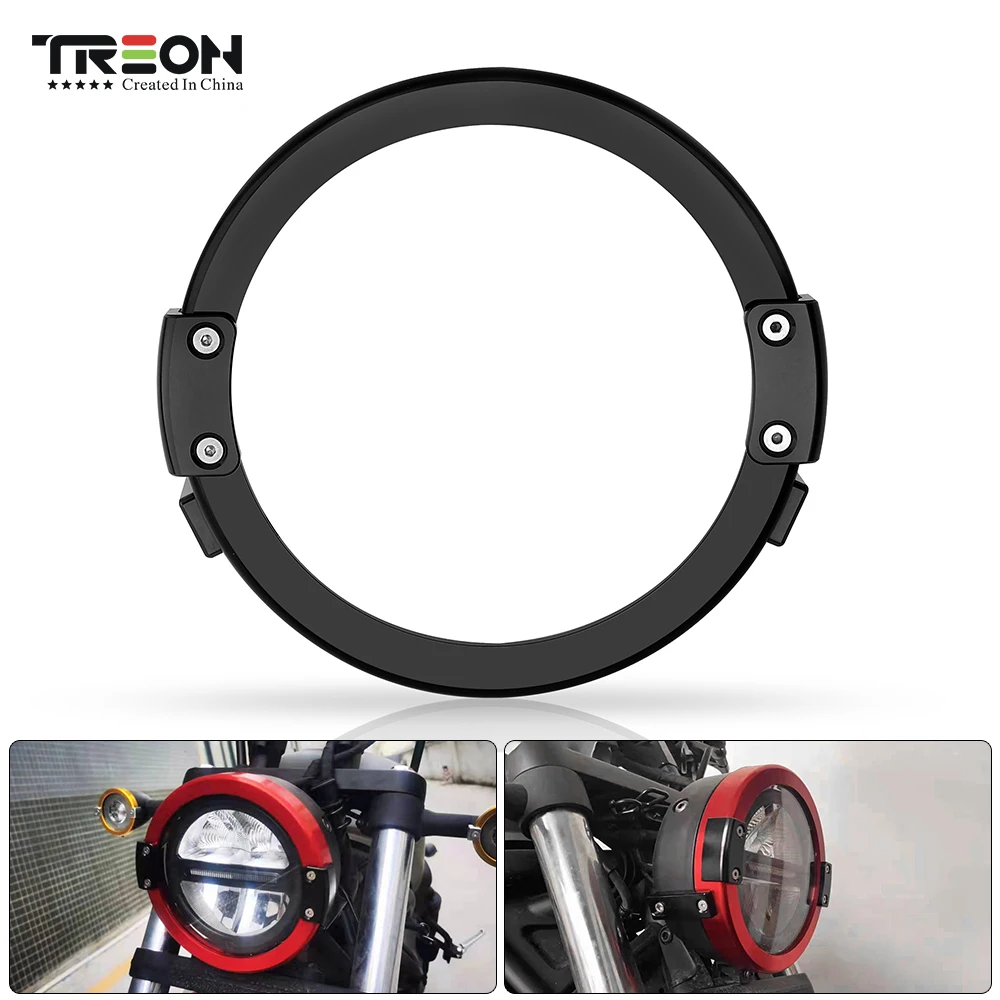 Motorcycle CNC Headlight Cover For Honda CMX 500 CMX 300 REBEL 500 CM500 CM300 2017 - 2021 Headlight Protective Cover Frame
Motorcycle CNC Headlight Cover For Honda CMX 500 CMX 300 REBEL 500 CM500 CM300 2017 - 2021 Headlight Protective Cover Frame