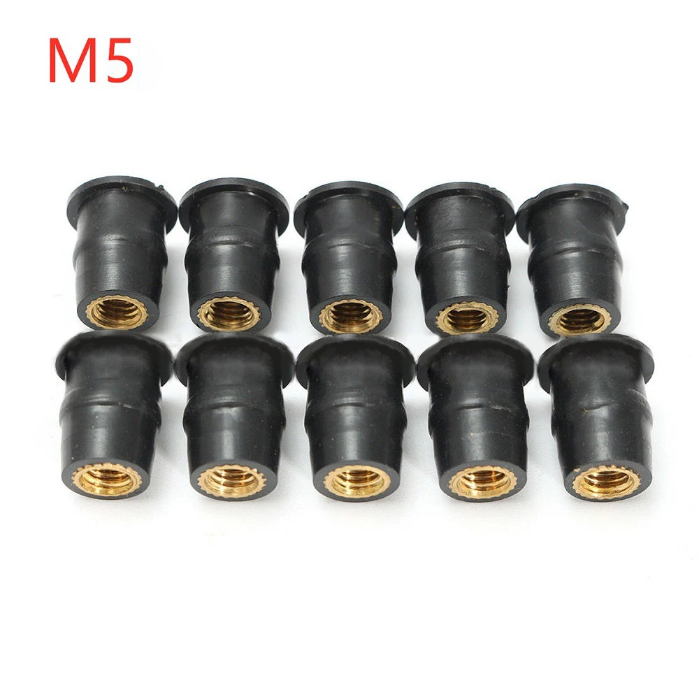 10X Motorcycle Windshield Nuts M5 Vibration Damper Panel Mounting Accessories Bolts Screws Fastener Rubber
10X Motorcycle Windshield Nuts M5 Vibration Damper Panel Mounting Accessories Bolts Screws Fastener Rubber