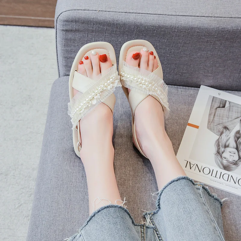 2021 Summer New Slim Sandals Female Fashion Fairy Style Comfortable Lightweight Flat Shoes Large Size Women's Shoes
2021 Summer New Slim Sandals Female Fashion Fairy Style Comfortable Lightweight Flat Shoes Large Size Women's Shoes