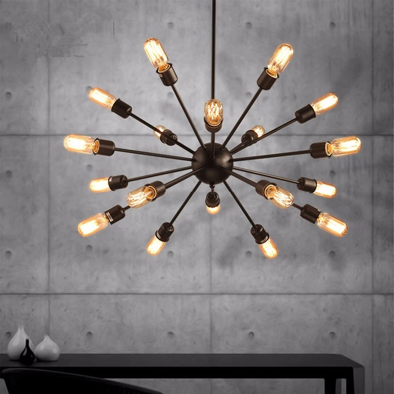 Mordern Nordic Retro pendant light Edison Bulb Lights fixtures lustre industriel iron Loft Antique DIY E27 Spider Ceiling Lamp
Mordern Nordic Retro pendant light Edison Bulb Lights fixtures lustre industriel iron Loft Antique DIY E27 Spider Ceiling Lamp