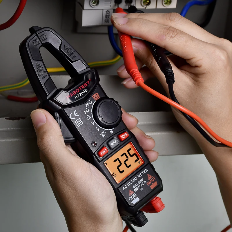 Electrician Tool Mini Digital Clamp Meter Current Voltage Ampere NCV Ohm Tester Ammeter Multimeter
Electrician Tool Mini Digital Clamp Meter Current Voltage Ampere NCV Ohm Tester Ammeter Multimeter