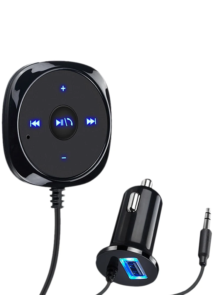 12-24V Bluetooth-Compatible Car Kit Wireless Receiver for Hands-Free Calling Support AUX Music Streaming USB Car Charger
12-24V Bluetooth-Compatible Car Kit Wireless Receiver for Hands-Free Calling Support AUX Music Streaming USB Car Charger