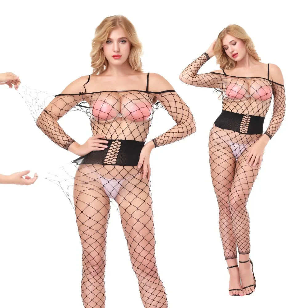 Plus size fishnet body stockings fantasy sexy lingerie erotic open crotch Corset bodysuits for women sleeve mesh tight appeal 
Plus size fishnet body stockings fantasy sexy lingerie erotic open crotch Corset bodysuits for women sleeve mesh tight appeal