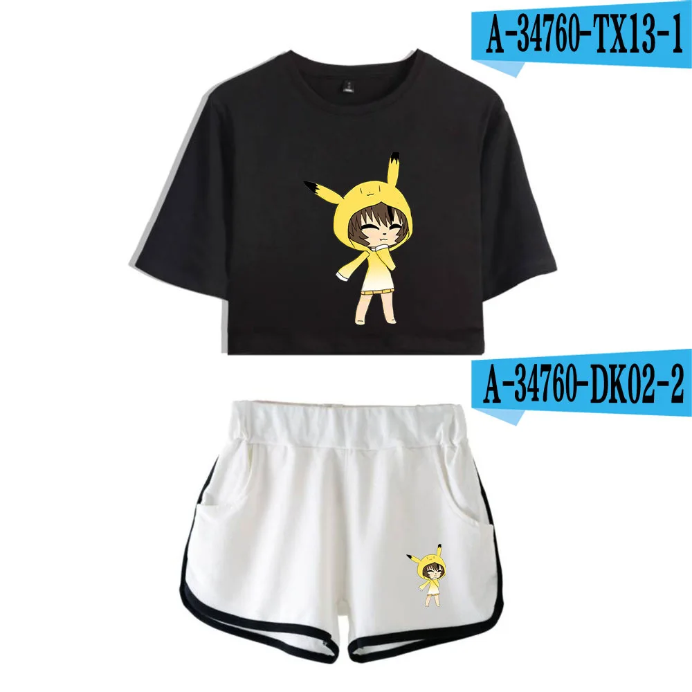 3D Gacha life women 2 Piece Set T Shirt Streetwear Tops+ Shorts Girls Sexy Sportswear Summer Comfortable Breathable Short Pants
3D Gacha life women 2 Piece Set T Shirt Streetwear Tops+ Shorts Girls Sexy Sportswear Summer Comfortable Breathable Short Pants