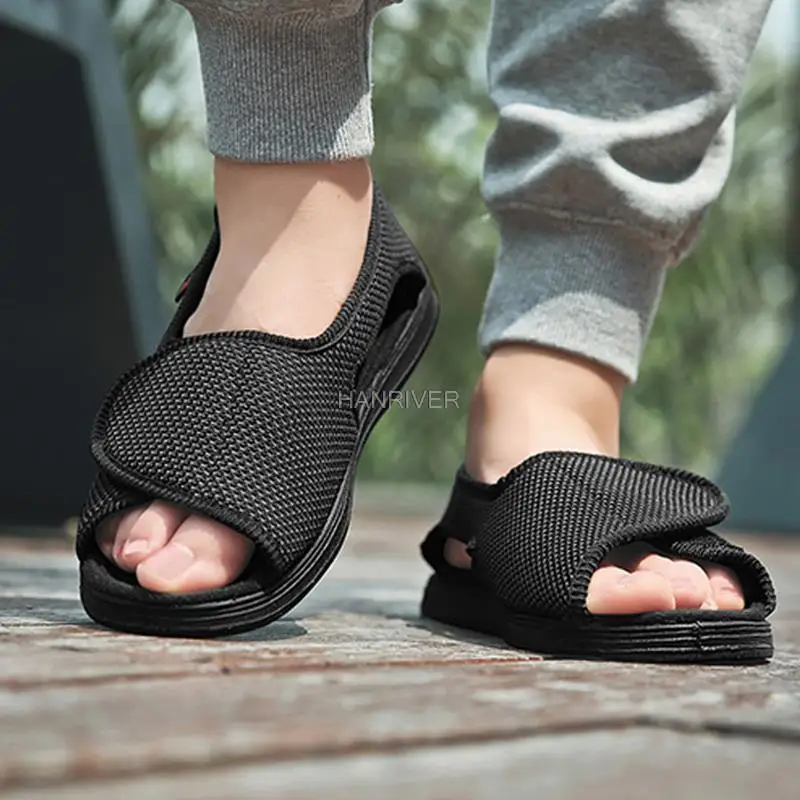 Summer Comfortable Diabetic Shoes foot fat thumb instep height Foot swelling code middle-aged and elderly sandals diabetes
Summer Comfortable Diabetic Shoes foot fat thumb instep height Foot swelling code middle-aged and elderly sandals diabetes