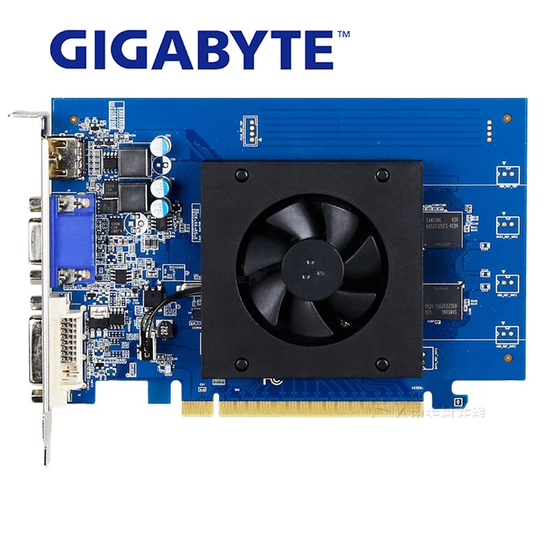 Видеокарта GIGABYTE GT710 1 Гб 64 бит GDDR5 видеокарты для nVIDIA VGA Geforce Оригинал GV-N710D5 GT 710 Hdmi Dvi б/у
Видеокарта GIGABYTE GT710 1 Гб 64 бит GDDR5 видеокарты для nVIDIA VGA Geforce Оригинал GV-N710D5 GT 710 Hdmi Dvi б/у