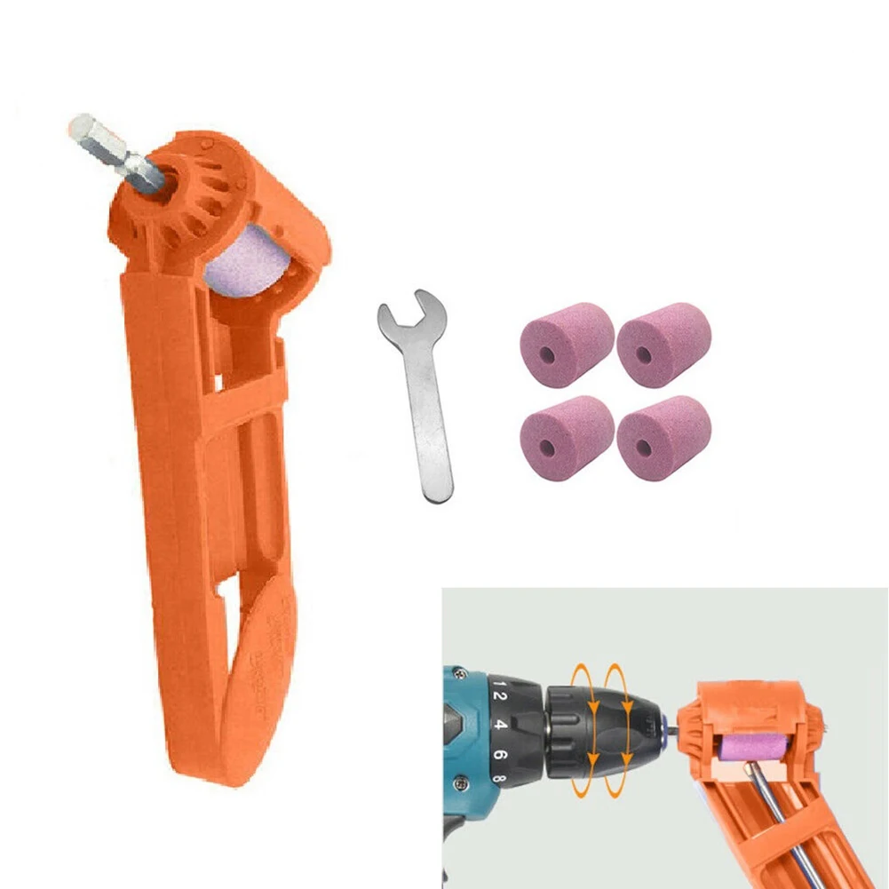 Drill Bit Sharpener Sharpening Tool Corundum Resisting Grinding Wheel ABS + Corundum Grinding Wheel Drill Sharpener Wrench
Drill Bit Sharpener Sharpening Tool Corundum Resisting Grinding Wheel ABS + Corundum Grinding Wheel Drill Sharpener Wrench