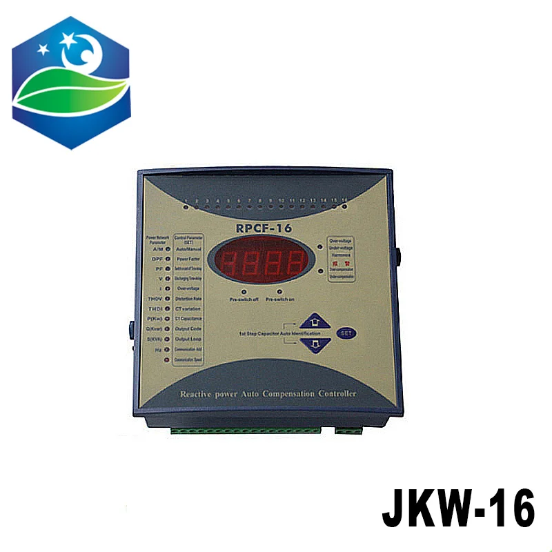 JKW-16 power factor 380v 12steps 50/60Hz JKW16 RPCF Power regulator factor Compensator Digital Power Factor Meter
JKW-16 power factor 380v 12steps 50/60Hz JKW16 RPCF Power regulator factor Compensator Digital Power Factor Meter