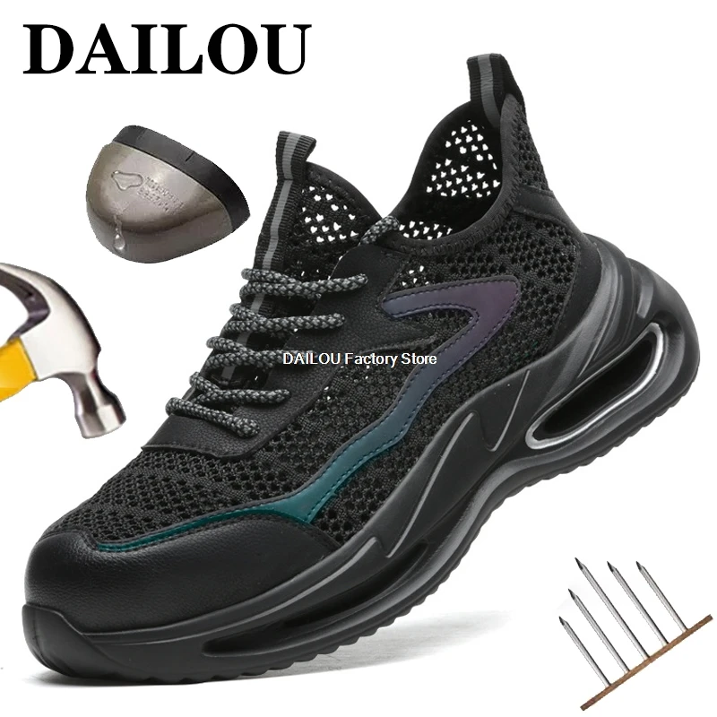 Breathabel Mesh Work Sneakers Lightweight Safety Shoes Men Steel Toe Work Shoes Male Puncture Proof Safety Work Boots Footwear
Breathabel Mesh Work Sneakers Lightweight Safety Shoes Men Steel Toe Work Shoes Male Puncture Proof Safety Work Boots Footwear