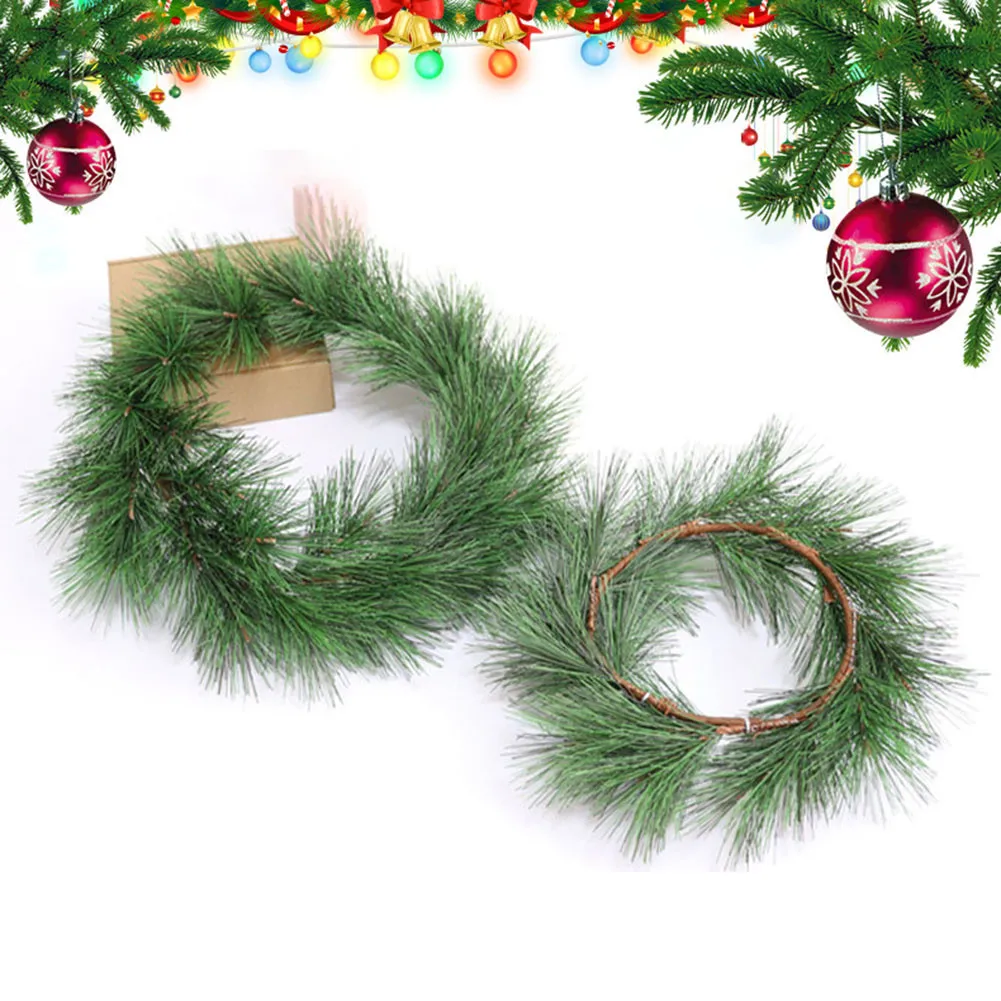 Christmas Wreath With Pine Needles Flower Ring Door Ornament Decoration Making Craft DIY Accessories New Year 2020 Navidad
Christmas Wreath With Pine Needles Flower Ring Door Ornament Decoration Making Craft DIY Accessories New Year 2020 Navidad