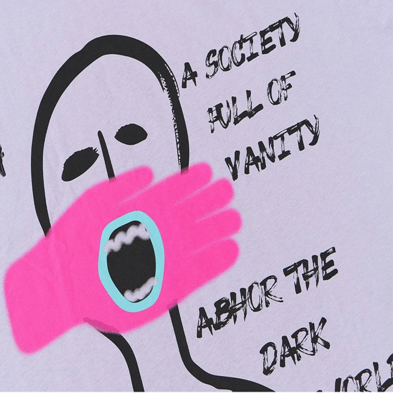 ELKMU Streetwear Harajuku Open Mouth Graffiti Print T-shirt Men Summer Short Sleeve Tshirt Fashion Tops Tees Purple Shirts HE799
ELKMU Streetwear Harajuku Open Mouth Graffiti Print T-shirt Men Summer Short Sleeve Tshirt Fashion Tops Tees Purple Shirts HE799